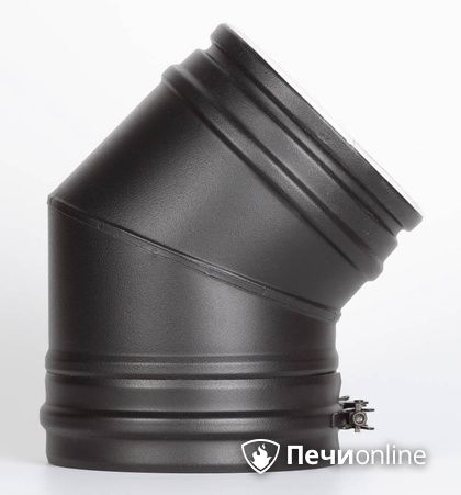 Колено 45° Schiedel Отвод 45° д.150 PM25 (Черный) Permetr в Сургуте