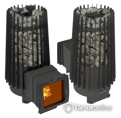 Дровяная печь-каменка GrillD Cometa Vega 180 window long Max в Сургуте