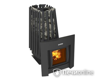 Дровяная печь-каменка GrillD Cometa Vega 350 window Max в Сургуте