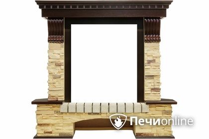 Портал для электрокамина Royal Flame Pierre Luxe угловой сланец под классический очаг в Сургуте