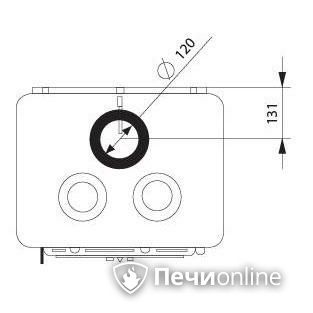 Отопительно-варочная печь Ferguss Magma cook side door в Сургуте