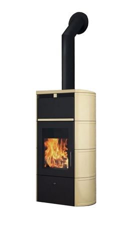 Печь-камин Edilkamin Flamma 24 kw V.A. Pergamena с Т/О в Сургуте