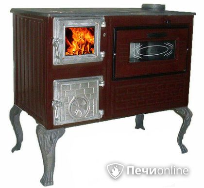 Отопительно-варочная печь МастерПечь ПВ-06 с духовым шкафом, 7.5 кВт в Сургуте