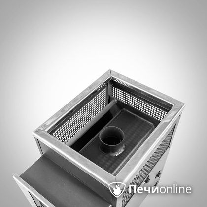 Дровяная банная печь Радуга ПБ-21 (встроенный теплообменник) 6 мм прочистная дверца в Сургуте