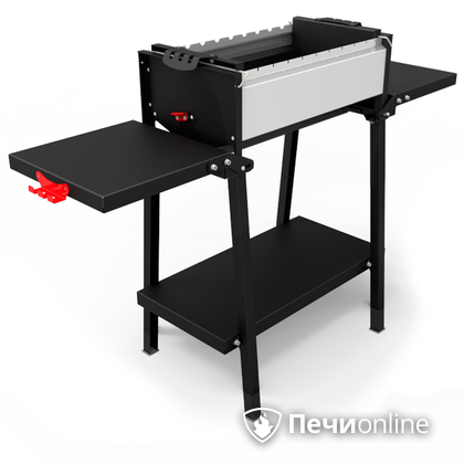 Мангал Grillver Крафтикс Сильвер на подставке в Сургуте