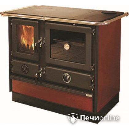 Отопительно-варочная печь MBS Thermo Magnum Red R с теплообменником и духовым шкафом в Сургуте