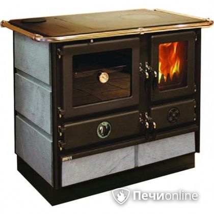 Отопительно-варочная печь MBS Thermo Magnum Stone L с теплообменником и духовым шкафом в Сургуте